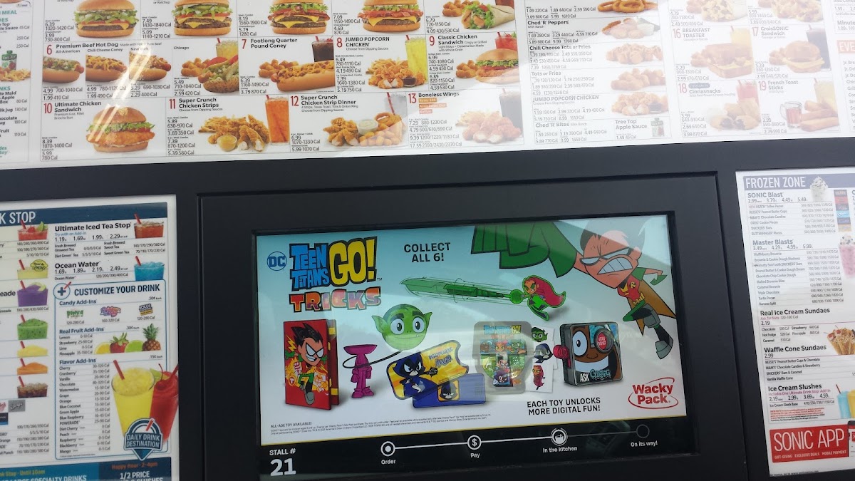Sonic Drive-In Photo Menu 7
