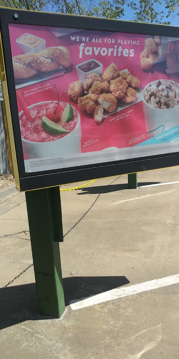 Sonic Drive-In Photo Menu 9
