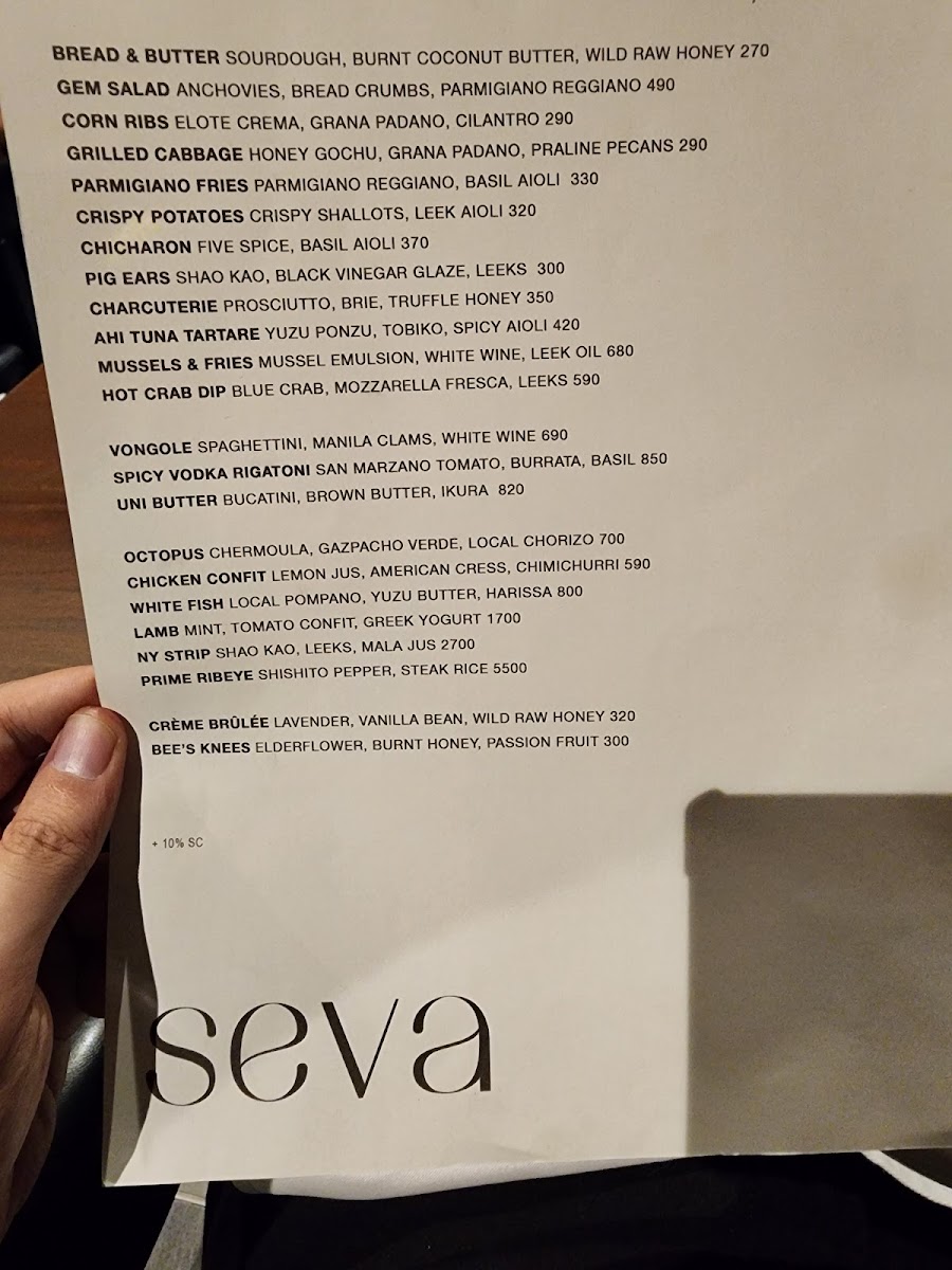 seva Photo Menu 8