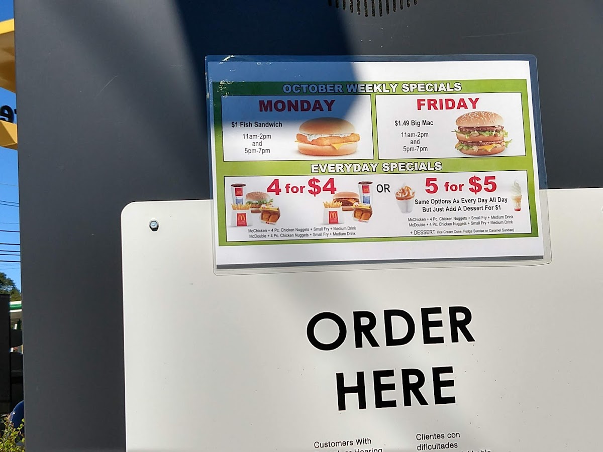 McDonald's Photo Menu 1