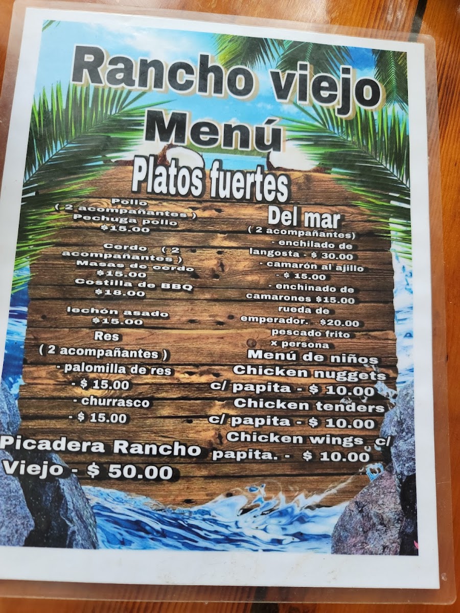 RANCHO VIEJO Photo Menu 2