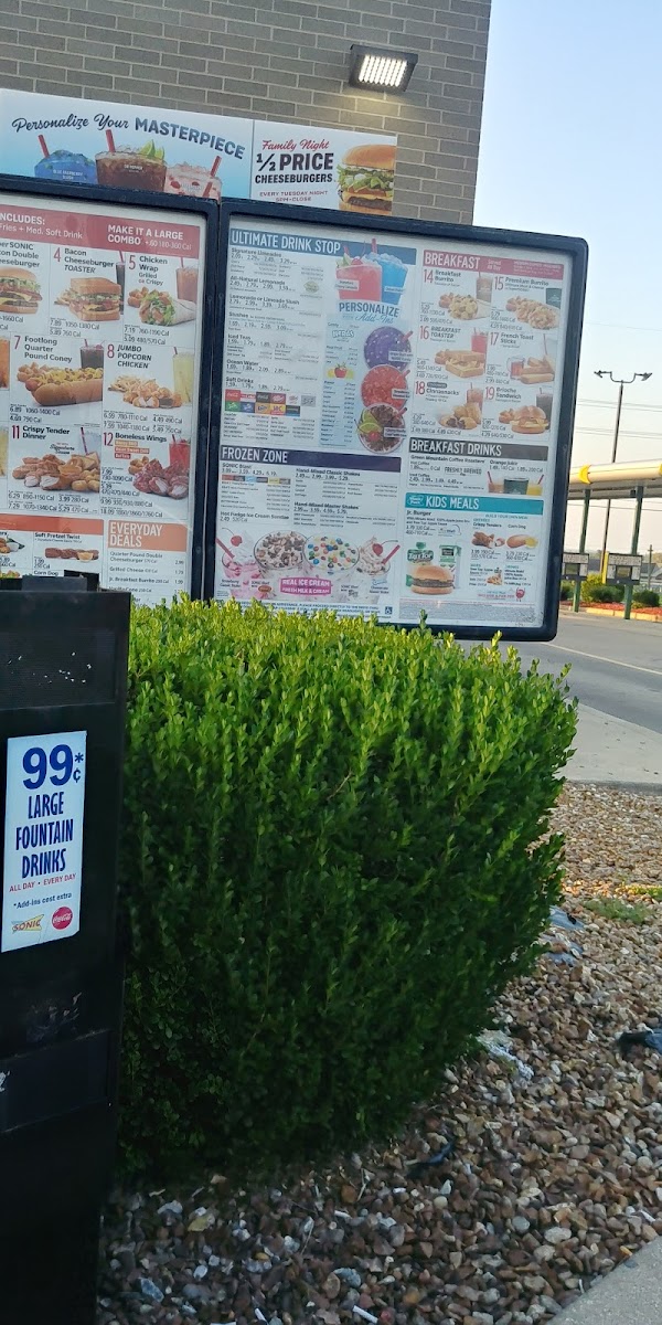 Sonic Drive-In Photo Menu 4