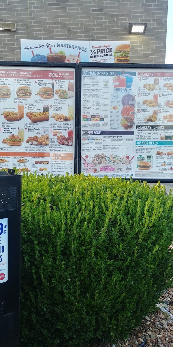Sonic Drive-In Photo Menu 7