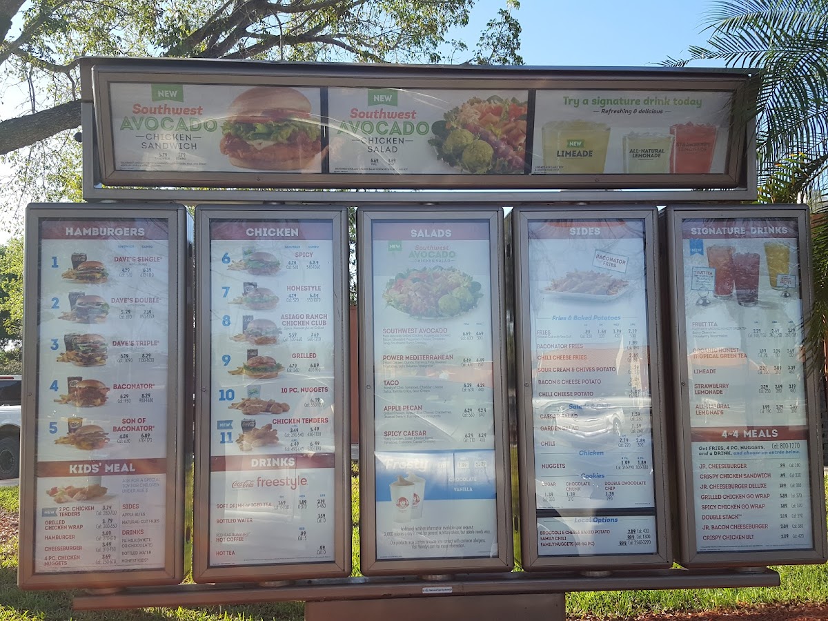 Wendy's Photo Menu 1
