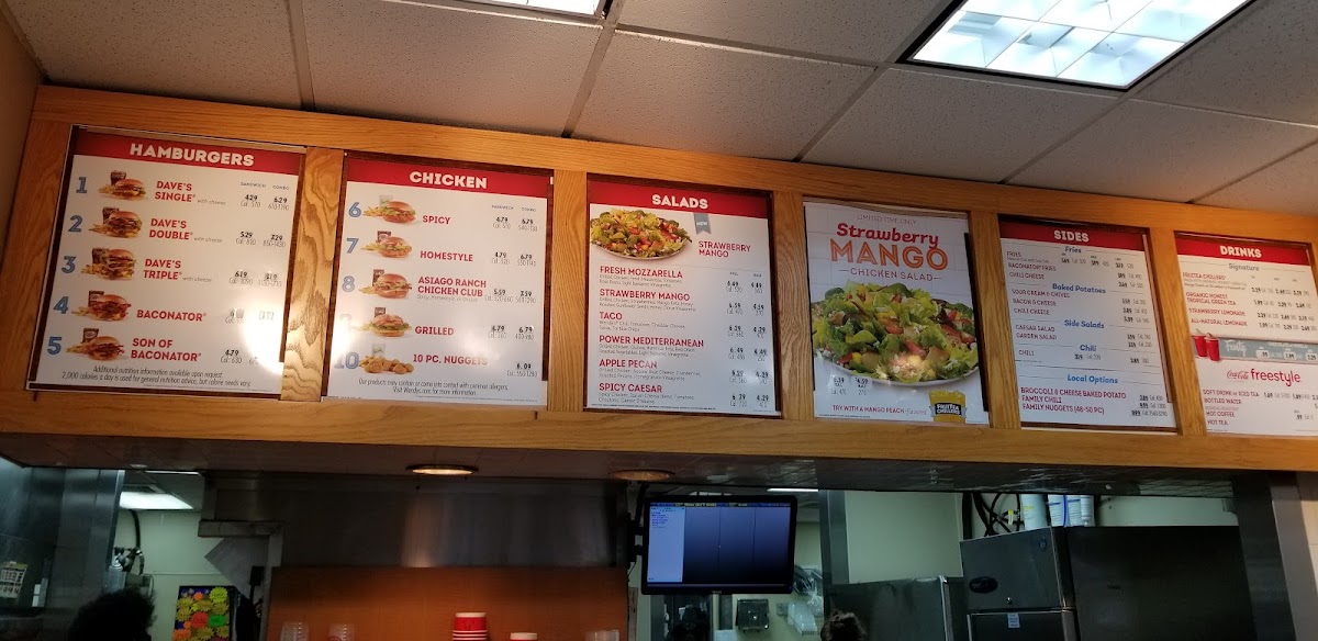 Wendy's Photo Menu 4