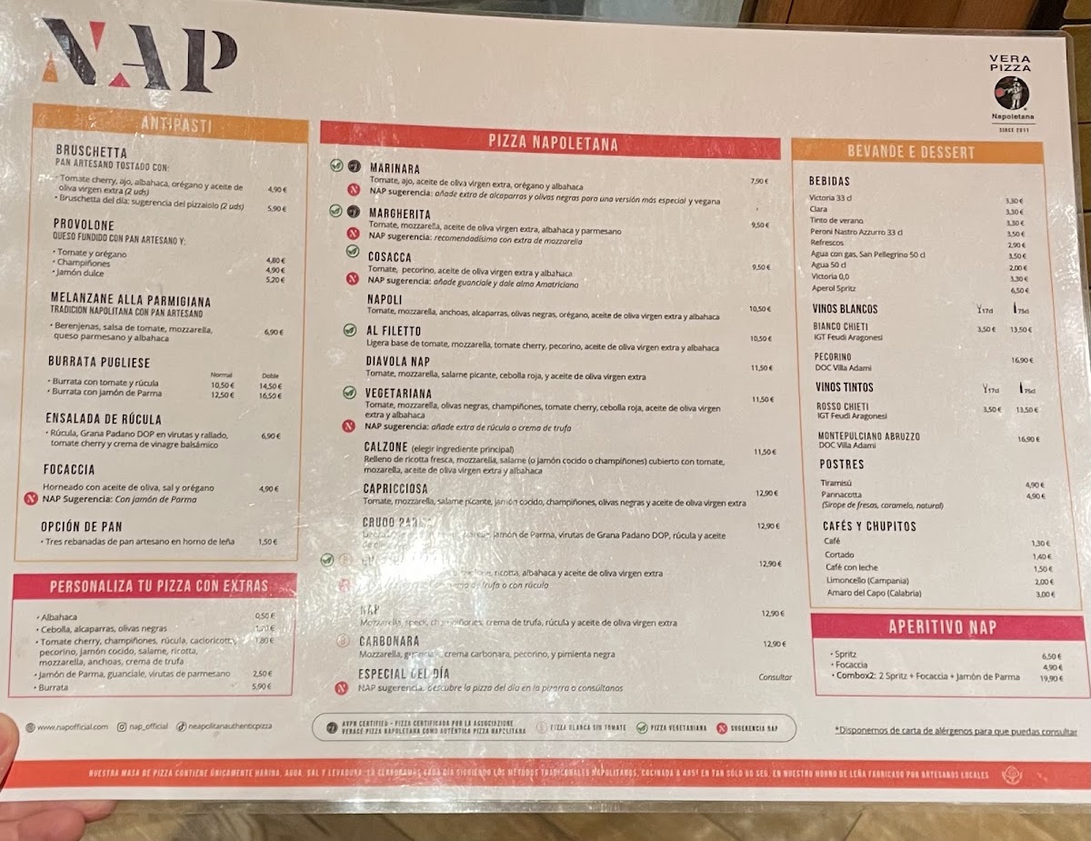 NAP Photo Menu 1