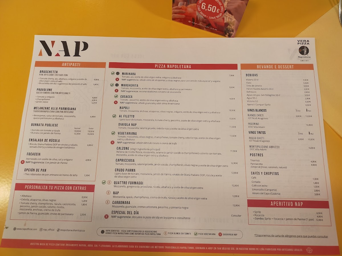 NAP Photo Menu 2