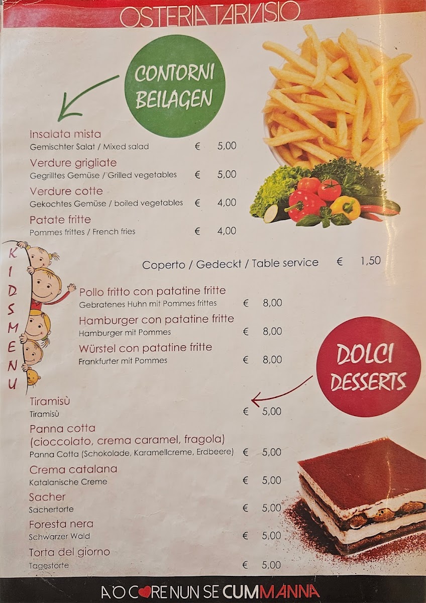 Osteria Tarvisio Photo Menu 2