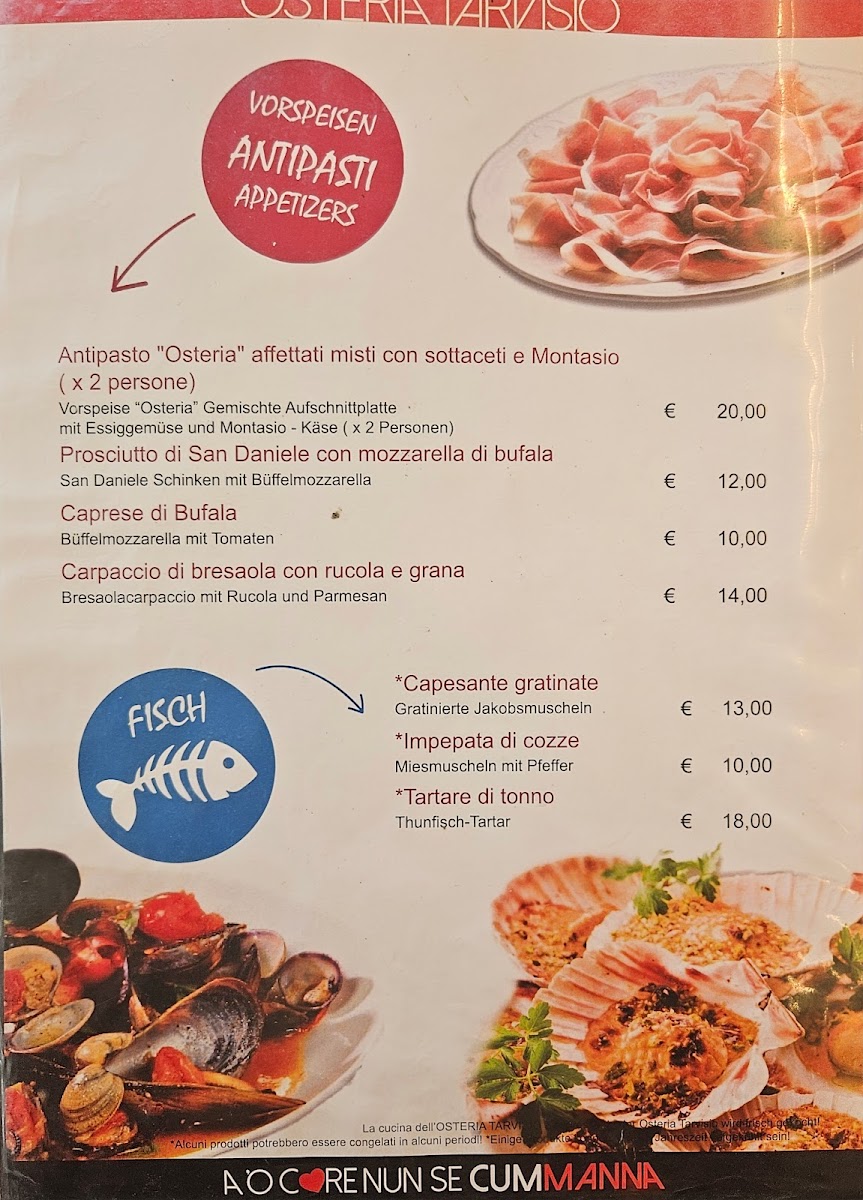 Osteria Tarvisio Photo Menu 3