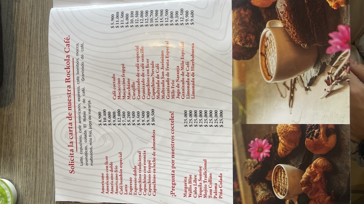 El Roble Photo Menu 3