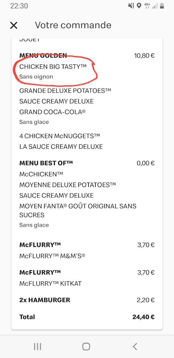 McDonald's Photo Menu 2