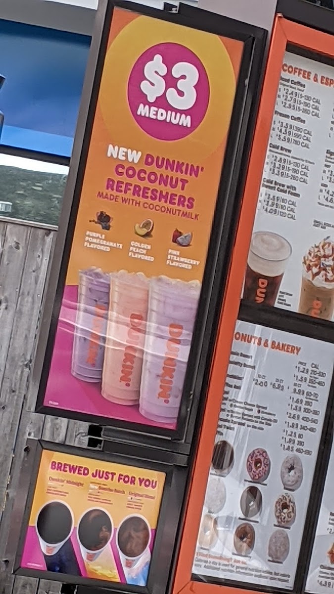 Dunkin' Photo Menu 1