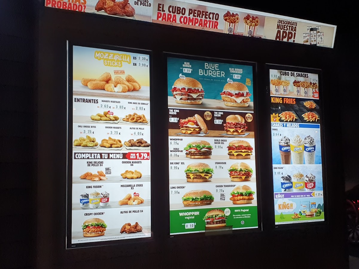 Burger King Photo Menu 2