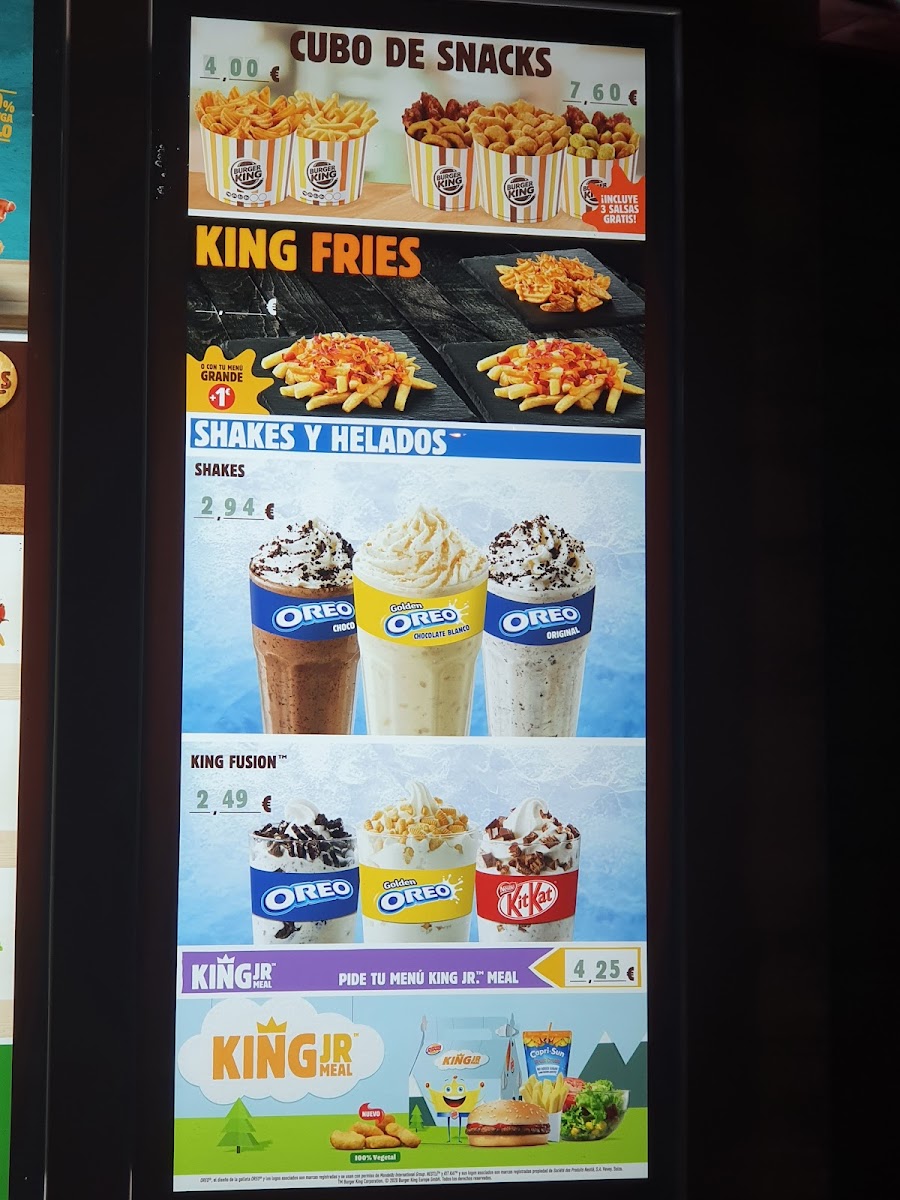 Burger King Photo Menu 5