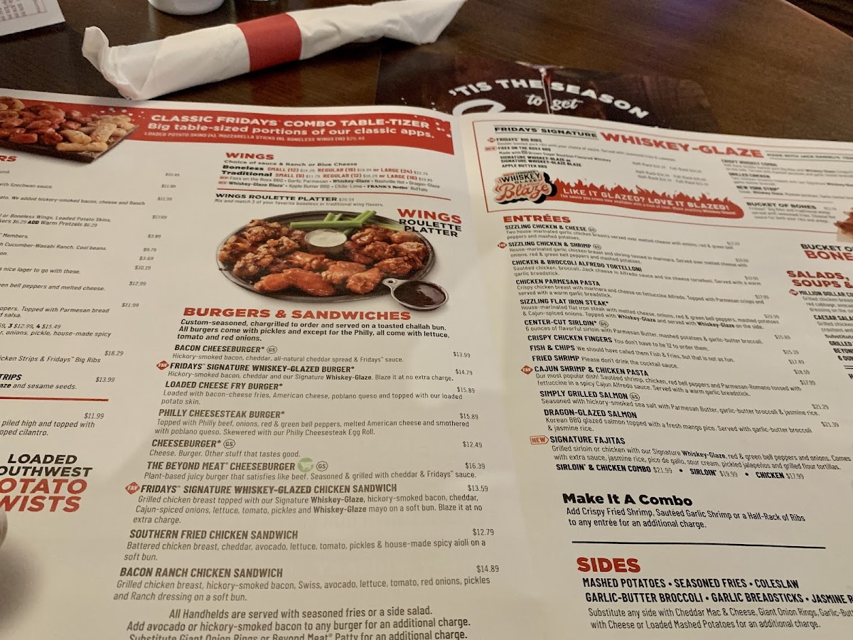 TGI Fridays Photo Menu 10