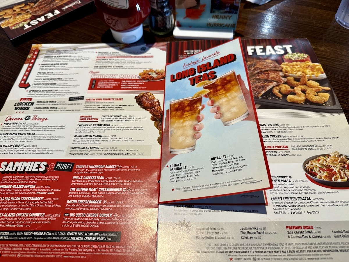 TGI Fridays Photo Menu 3