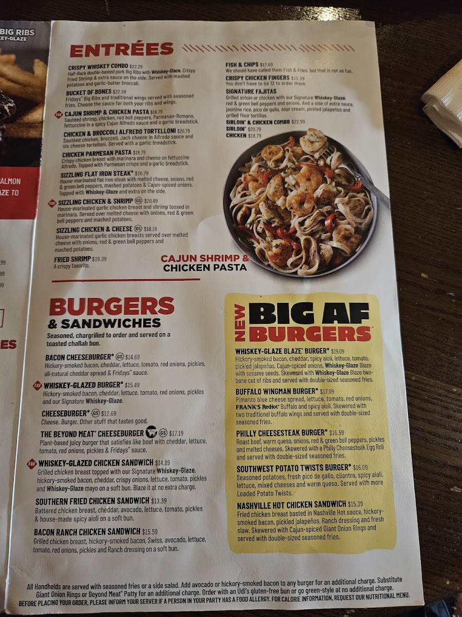 TGI Fridays Photo Menu 6