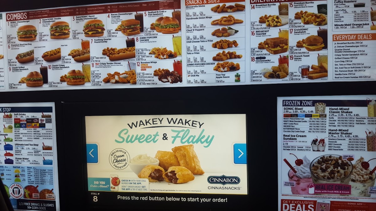 Sonic Drive-In Photo Menu 5