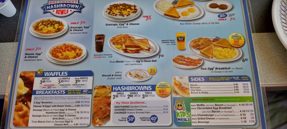Waffle House Photo Menu 5