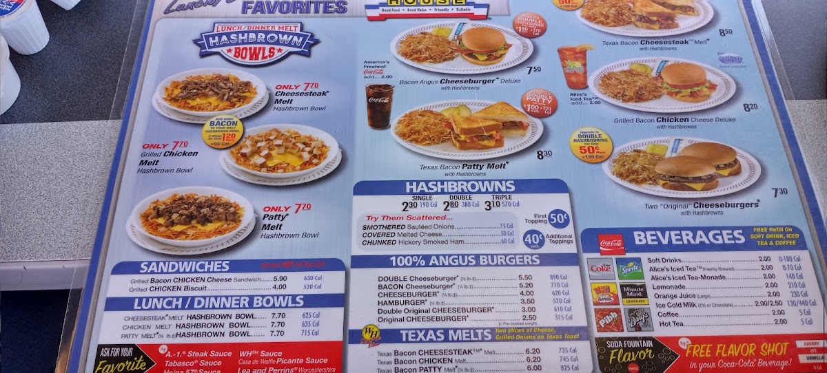 Waffle House Photo Menu 6