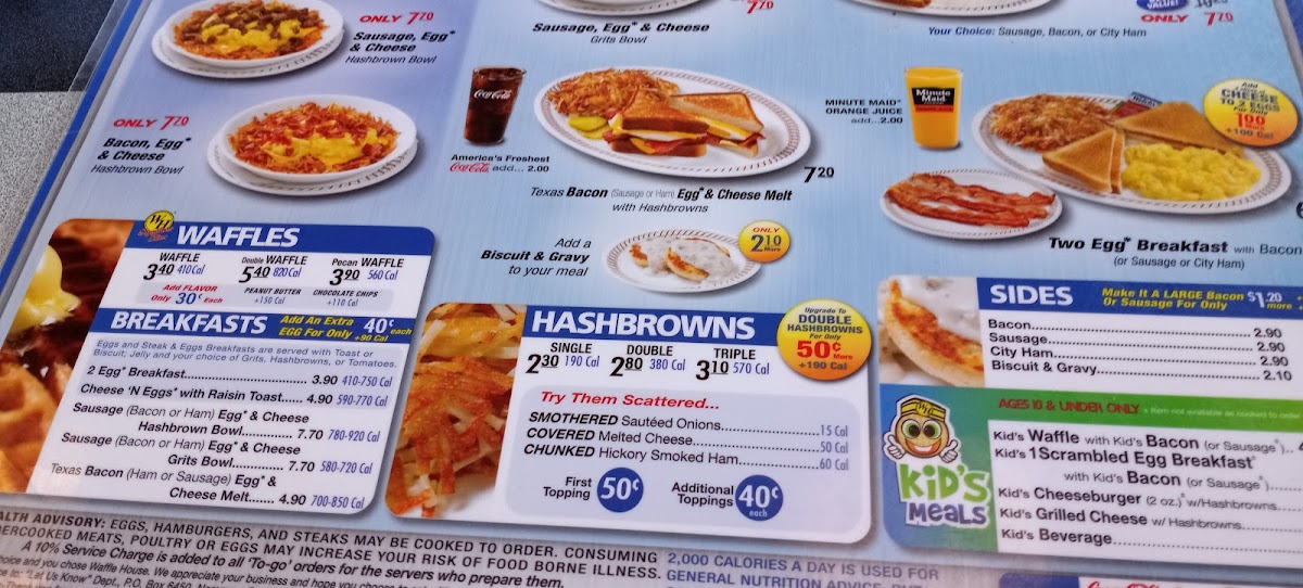 Waffle House Photo Menu 8