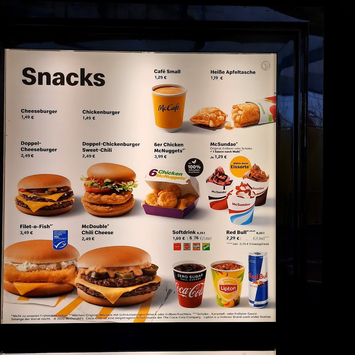 McDonald's Photo Menu 1