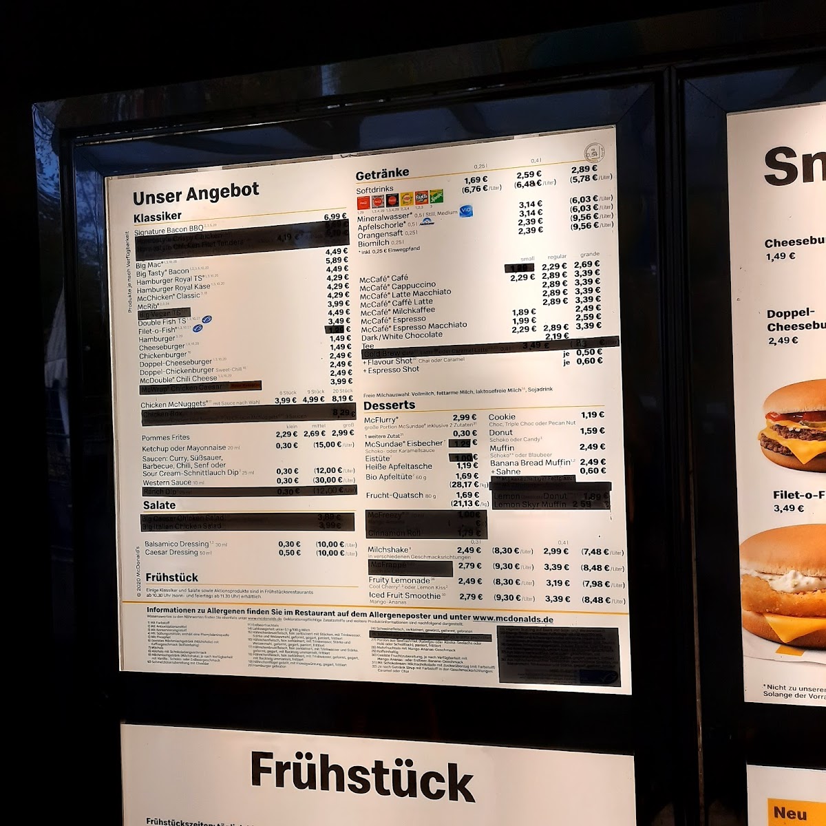 McDonald's Photo Menu 2