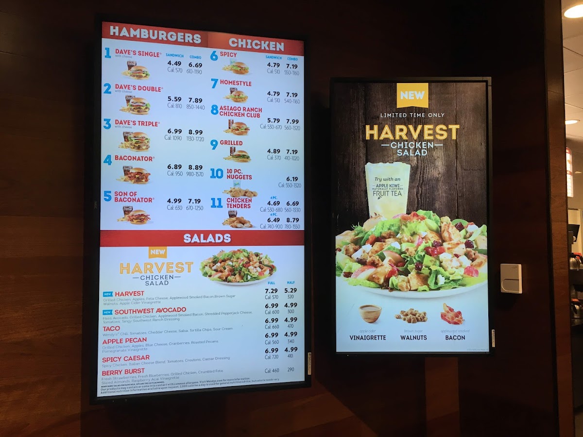 Wendy's Photo Menu 2