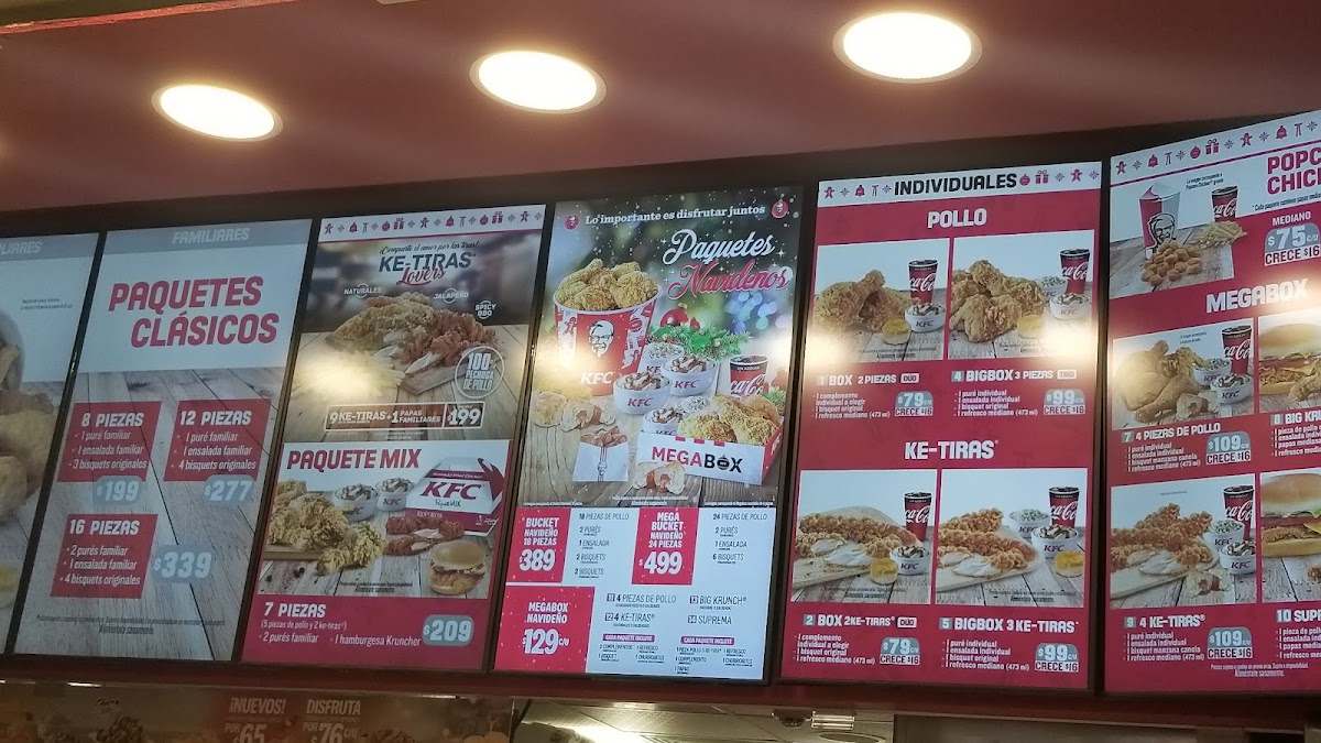 KFC Photo Menu 1