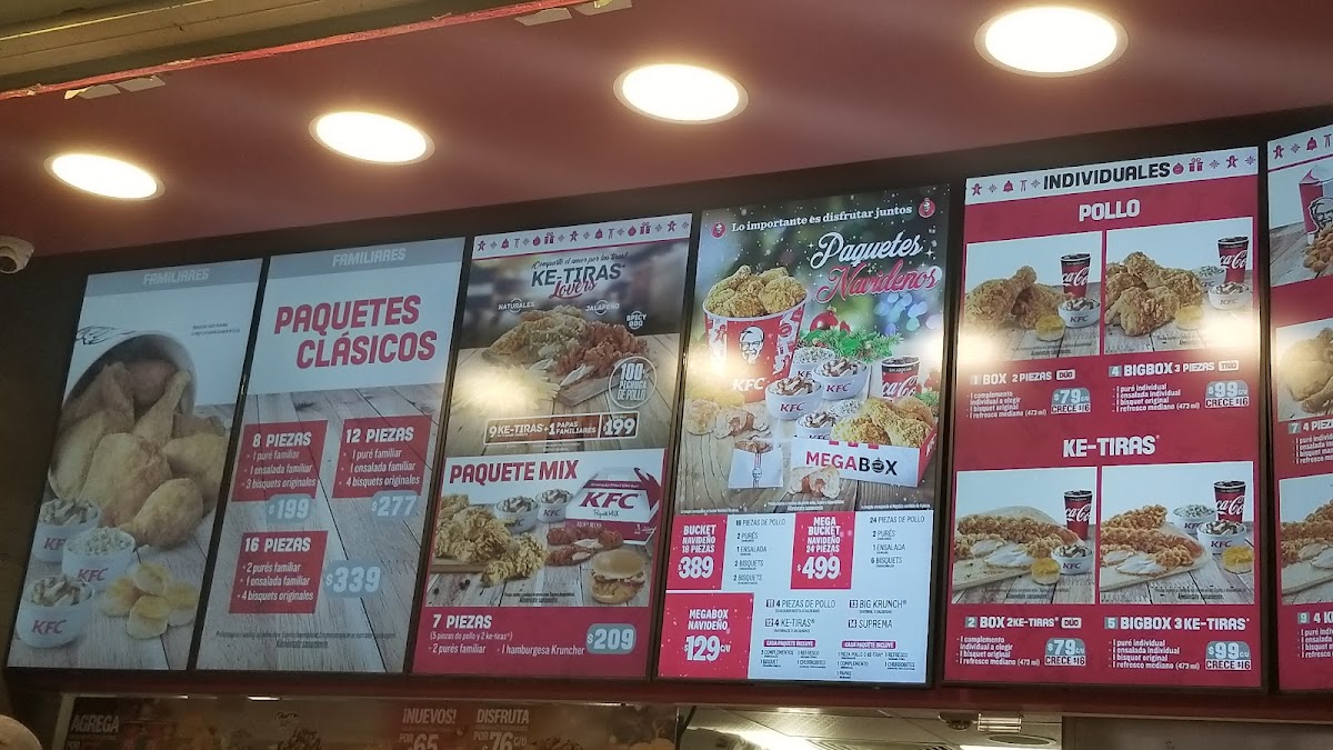 KFC Photo Menu 2