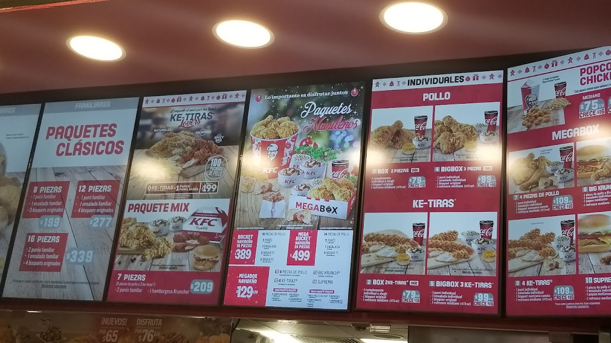 KFC Photo Menu 3