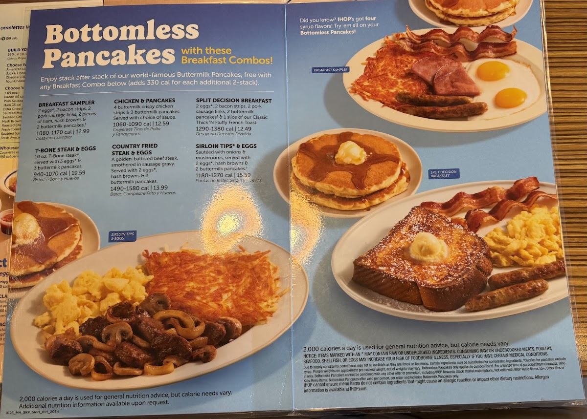 IHOP Photo Menu 3