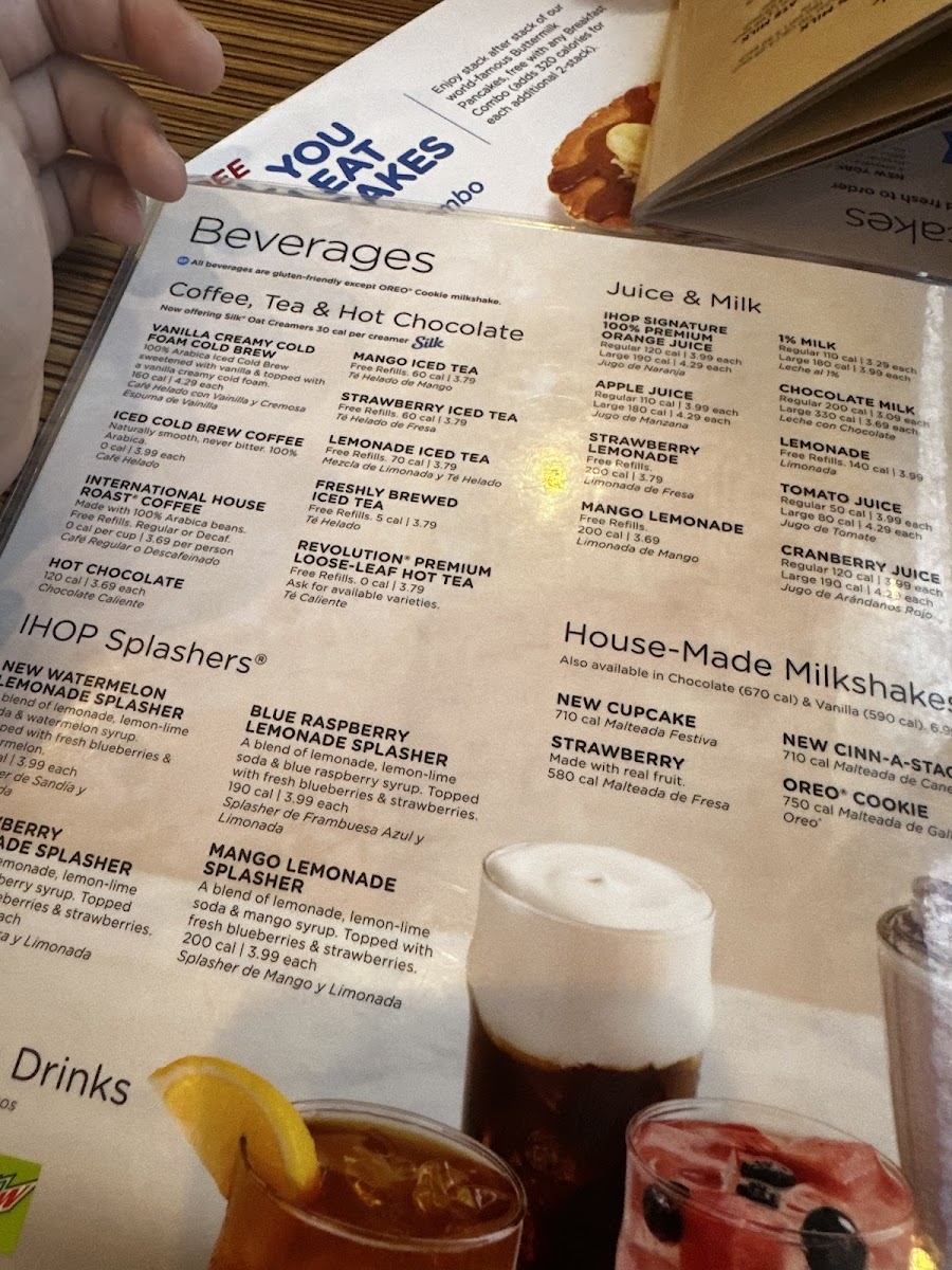 IHOP Photo Menu 5