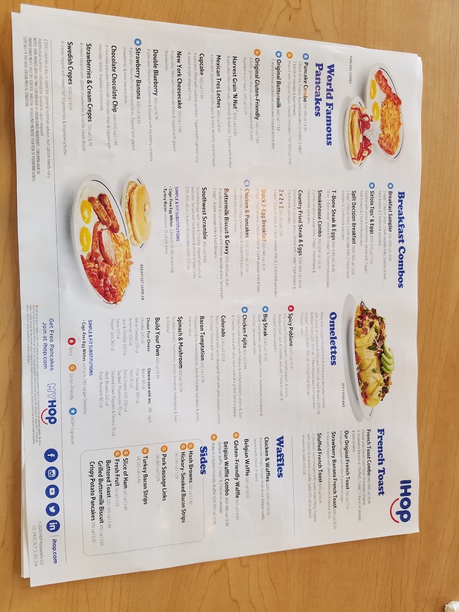IHOP Photo Menu 6