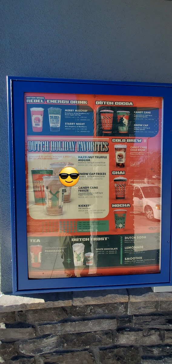 Dutch Bros Coffee Photo Menu 3
