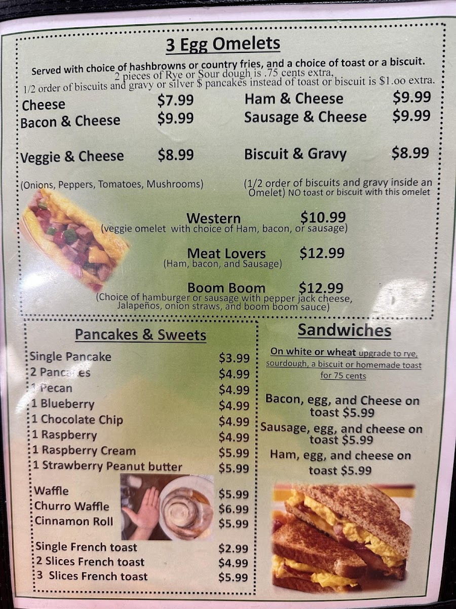 L.A. Cafe Photo Menu 1