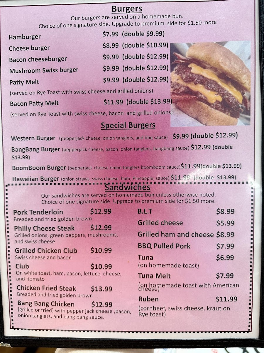 L.A. Cafe Photo Menu 2