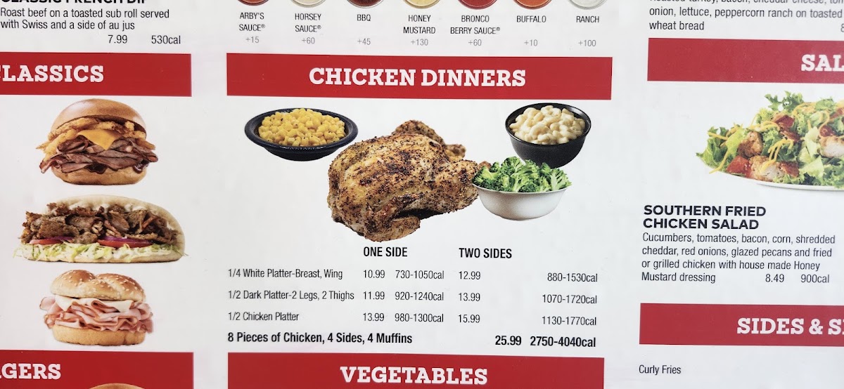 Arby's Photo Menu 1