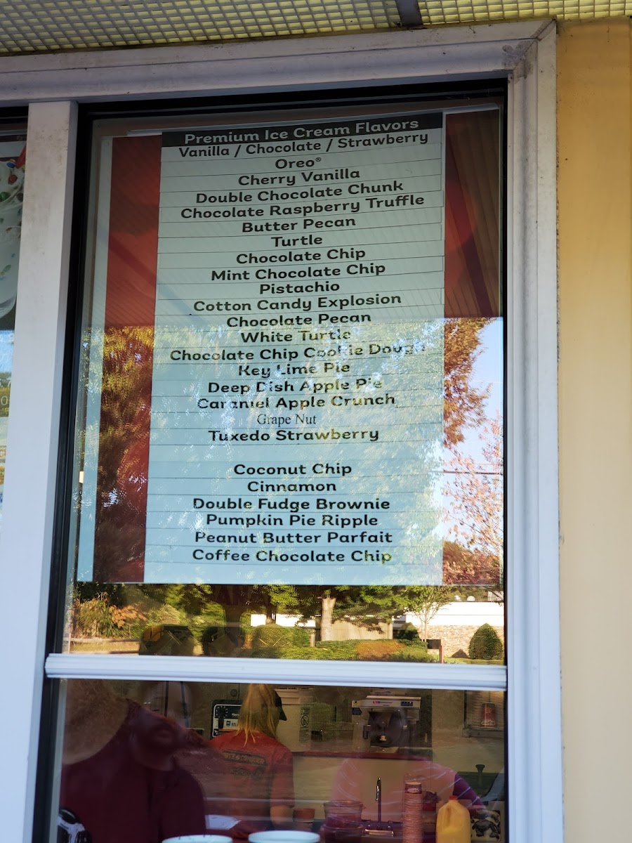 Bruster's Real Ice Cream Photo Menu 2