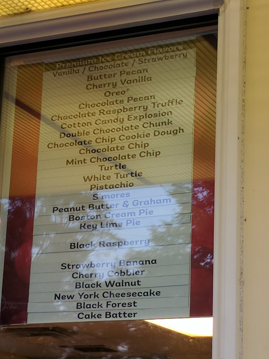 Bruster's Real Ice Cream Photo Menu 3