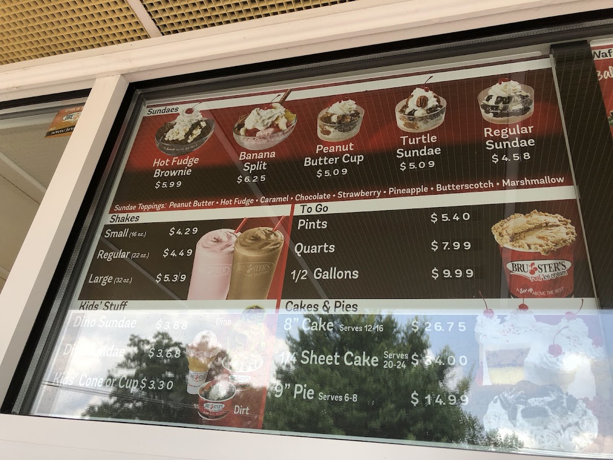 Bruster's Real Ice Cream Photo Menu 4