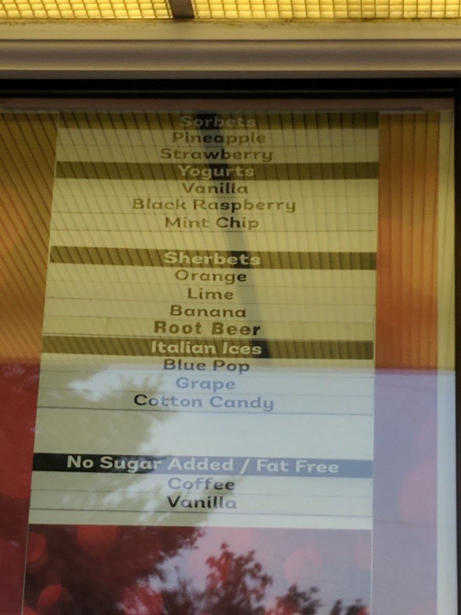 Bruster's Real Ice Cream Photo Menu 6