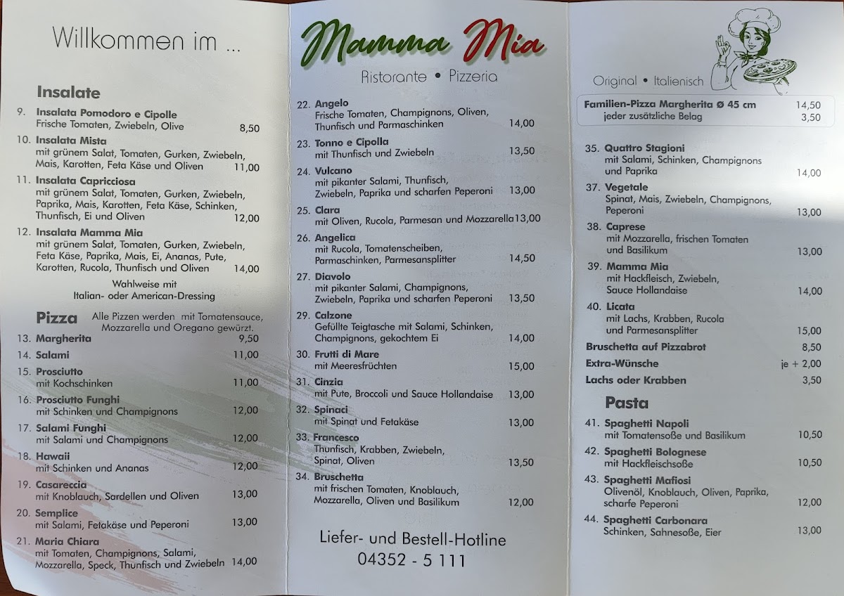 Die Kate Mama Mia Photo Menu 2
