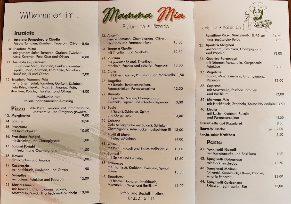 Die Kate Mama Mia Photo Menu 4