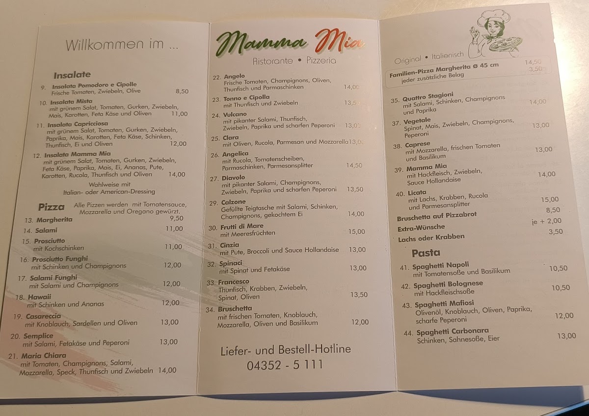 Die Kate Mama Mia Photo Menu 6