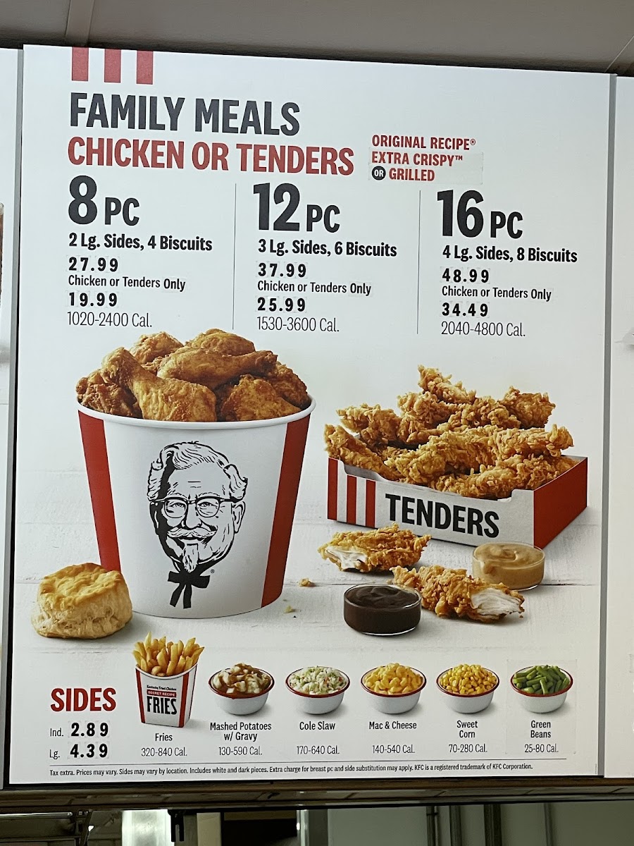 KFC Photo Menu 4