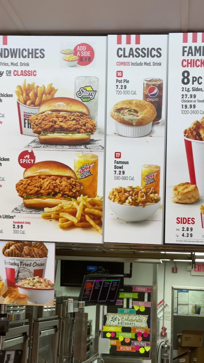 KFC Photo Menu 5