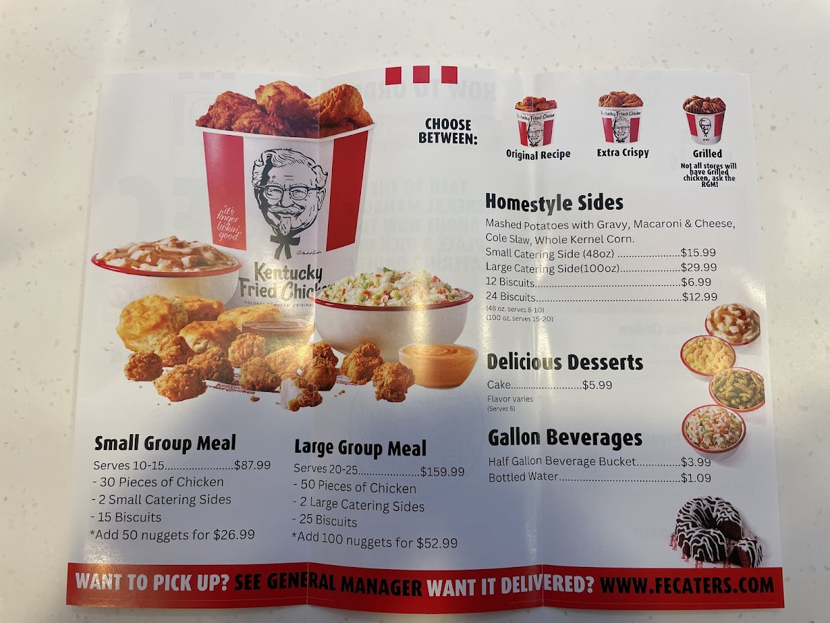 KFC Photo Menu 7