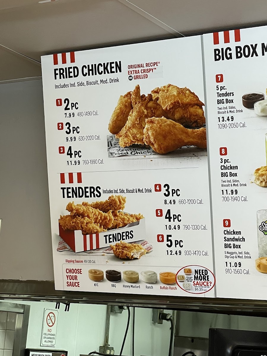 KFC Photo Menu 9