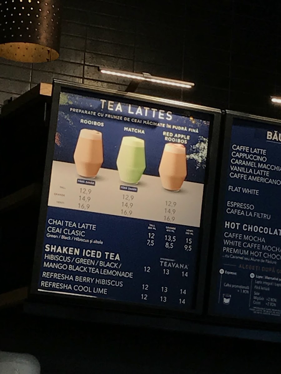 Starbucks Photo Menu 1